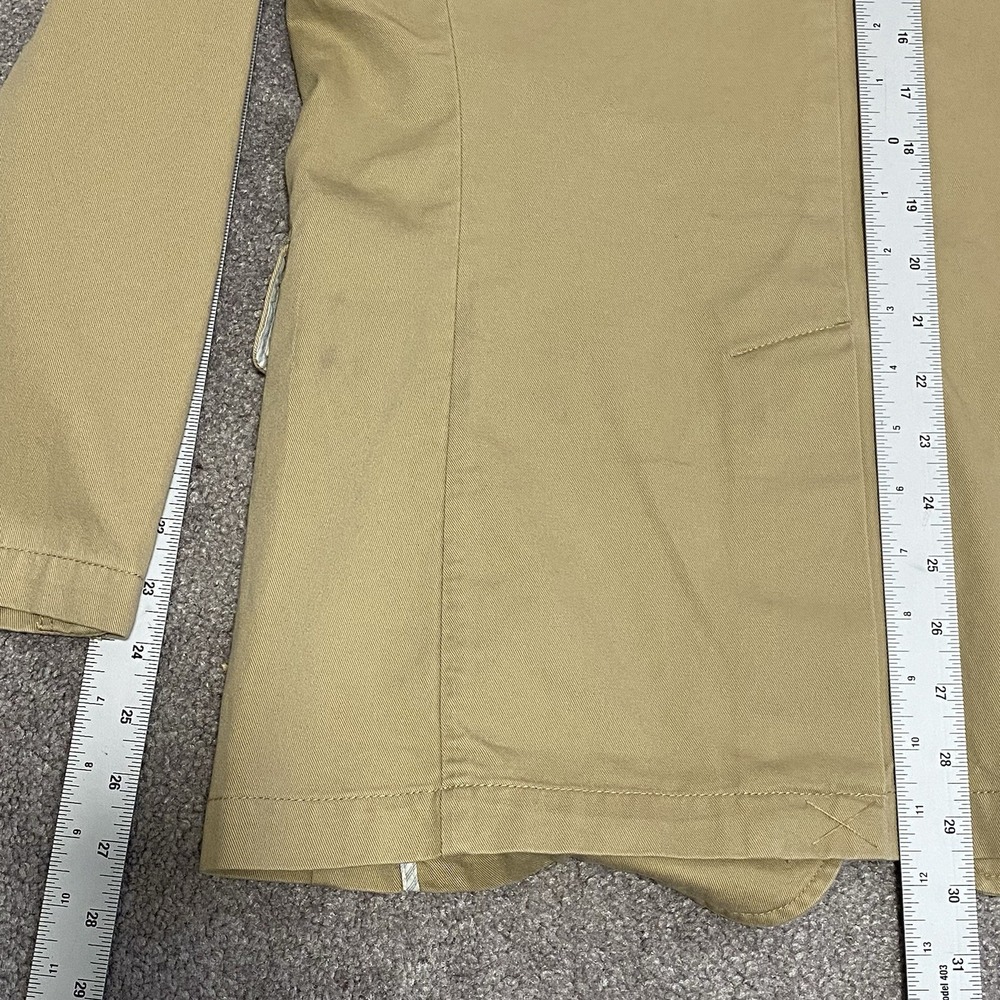 J Crew Mens S Unstructured Cotton Blazer Khaki Sport Coat Preppy Y2K Academia - Picture 5 of 15